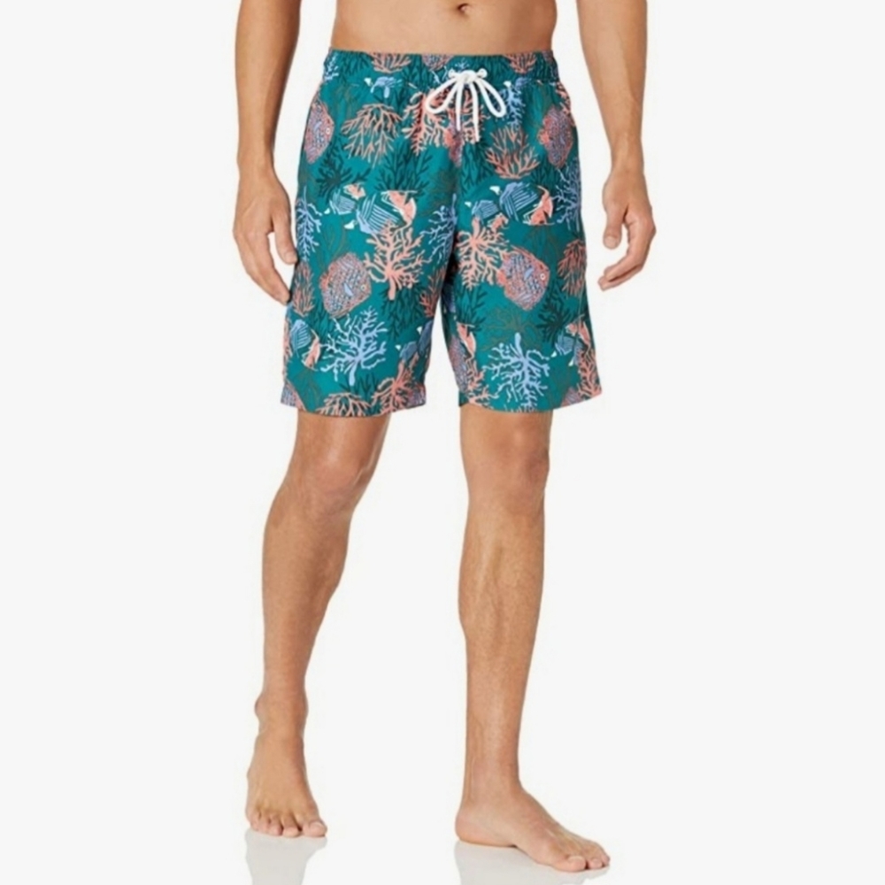 Mens 9" Quick-Dry Swim Trunk
